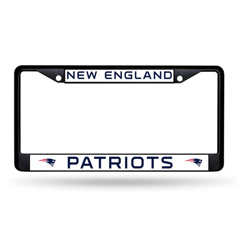 New England Patriots Nfl Black License Plate Frame
