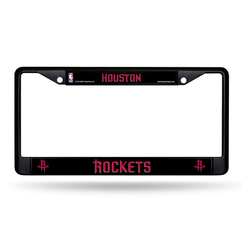 Houston Rockets NBA Black License Plate Frame
