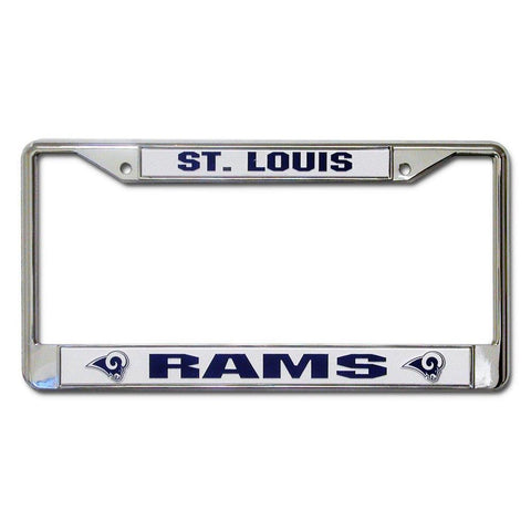 Los Angeles Rams NFL Chrome License Plate Frame