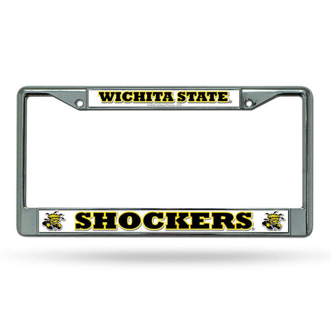 Wichita State Shockers Ncaa Chrome License Plate Frame