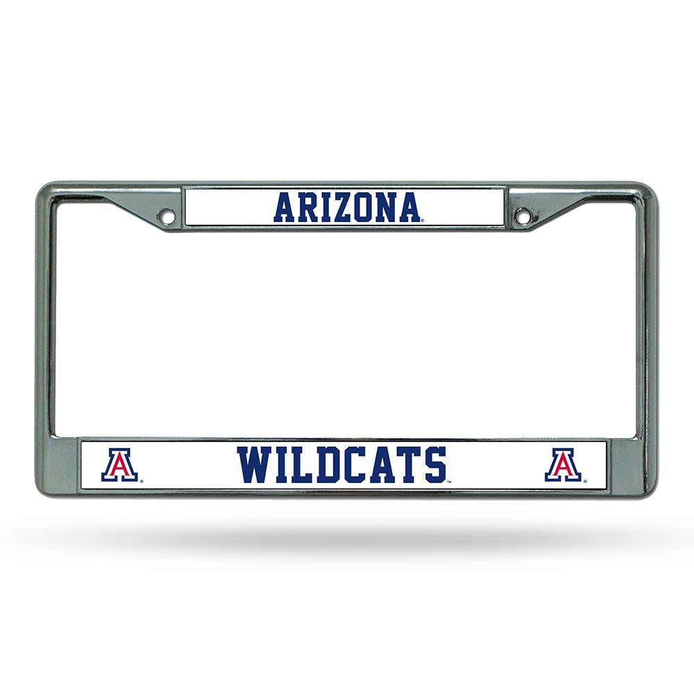 Arizona Wildcats Ncaa Chrome License Plate Frame