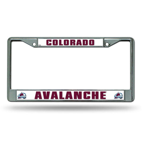 Colorado Avalanche NHL Chrome License Plate Frame