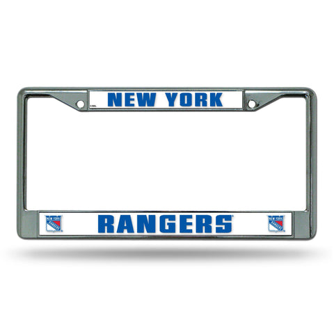 New York Rangers NHL Chrome License Plate Frame