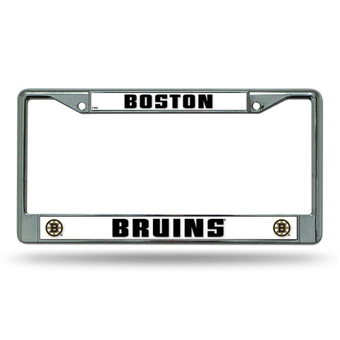 Boston Bruins NHL Chrome License Plate Frame