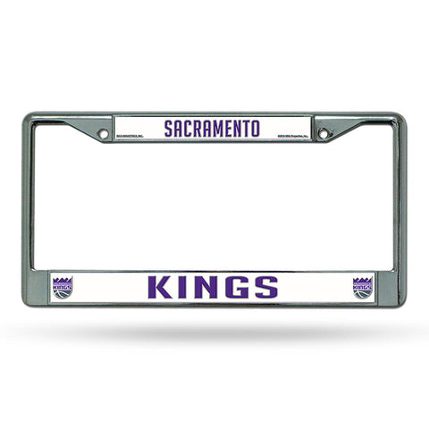 Sacramento Kings Nba Chrome License Plate Frame
