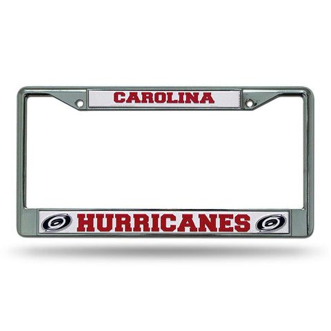 Carolina Hurricanes NHL Chrome License Plate Frame