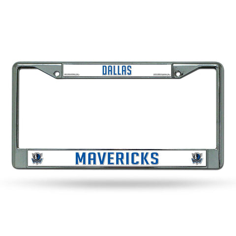 Dallas Mavericks NBA Chrome License Plate Frame