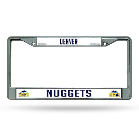 Denver Nuggets NBA Chrome License Plate Frame