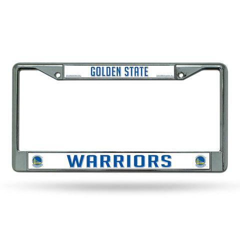 Golden State Warriors NBA Chrome License Plate Frame
