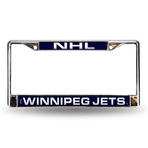 Winnipeg Jets NHL Laser Chrome Frame
