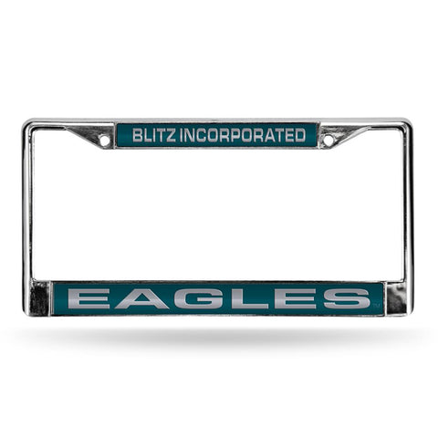 Philadelphia Eagles Nfl Chrome Laser Cut License Plate Frame