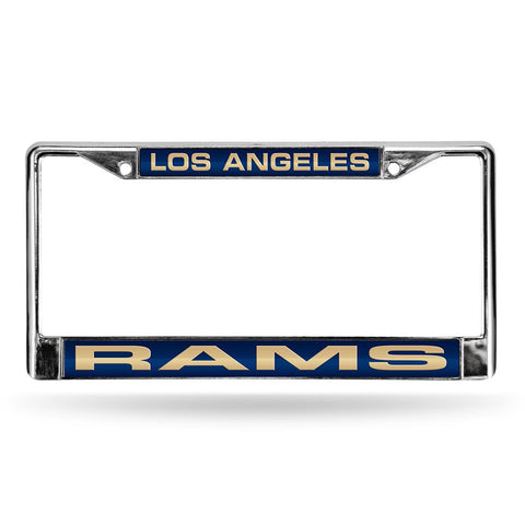 Los Angeles Rams NFL Laser Chrome Frame