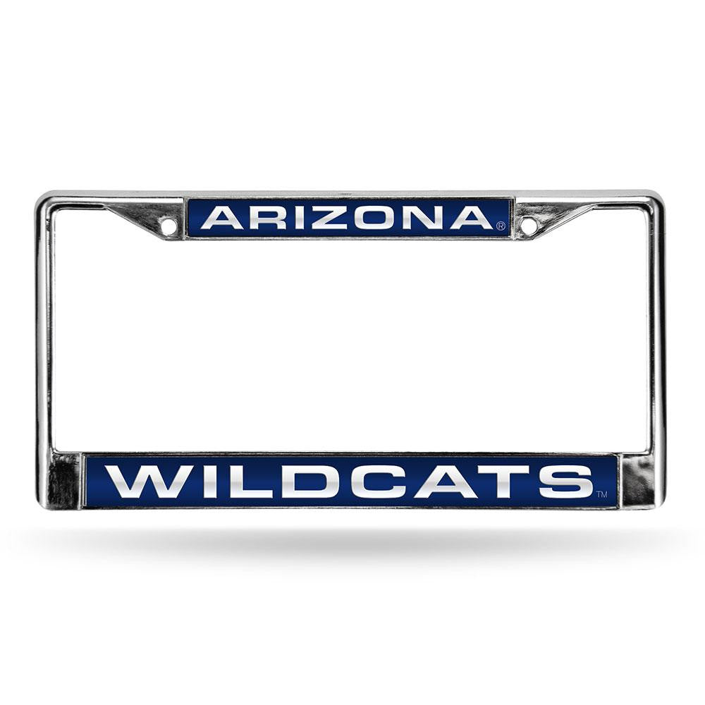 Arizona Wildcats Ncaa Chrome Laser Cut License Plate Frame