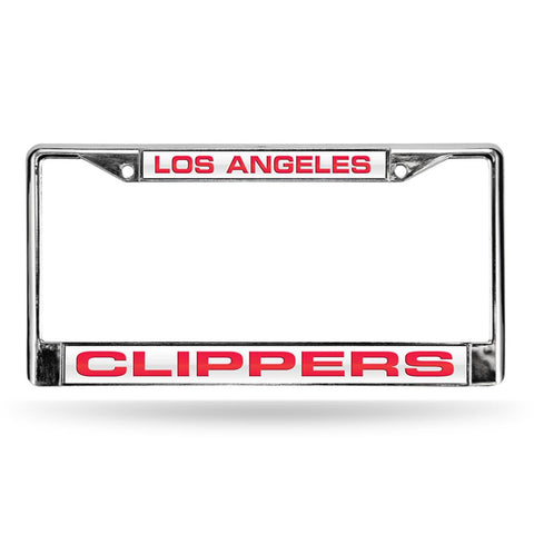 Los Angeles Clippers Nba Chrome Laser Cut License Plate Frame