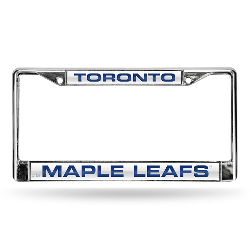 Toronto Maple Leafs Nhl Chrome Laser Cut License Plate Frame