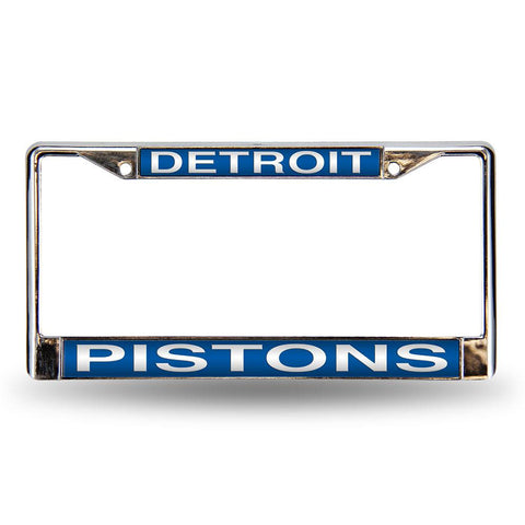 Detroit Pistons NBA Laser Chrome Frame