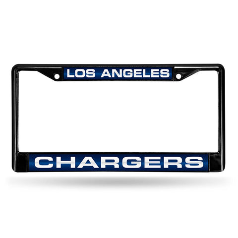 San Diego Chargers Nfl Laser Cut Black License Plate Frame