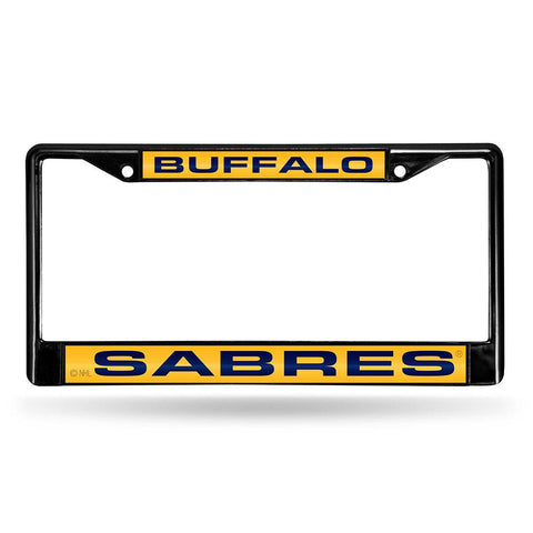 Buffalo Sabres NHL Laser Cut Black License Plate Frame