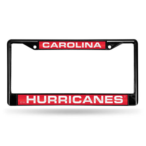 Carolina Hurricanes NHL Laser Cut Black License Plate Frame