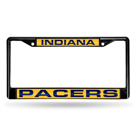Indiana Pacers NBA Laser Cut Black License Plate Frame