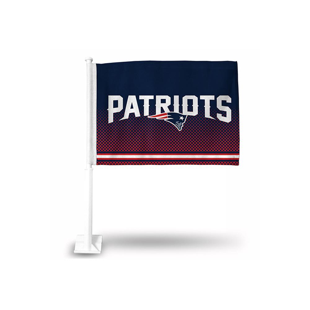 New England Patriots Nfl Team Color Car Flag
