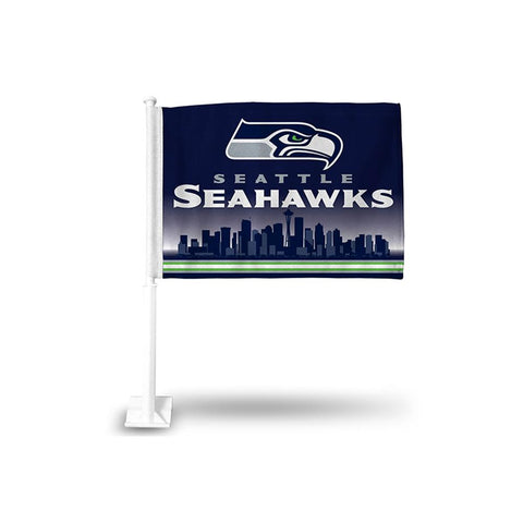 Seattle Seahawks Nfl Team Color Car Flag