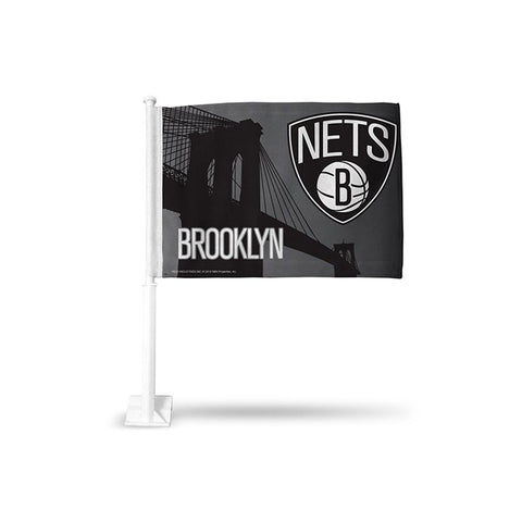 New York Nets Nba Team Color Car Flag
