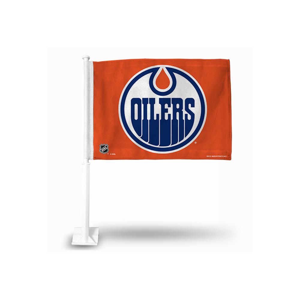 Edmonton Oilers Nhl Team Color Car Flag