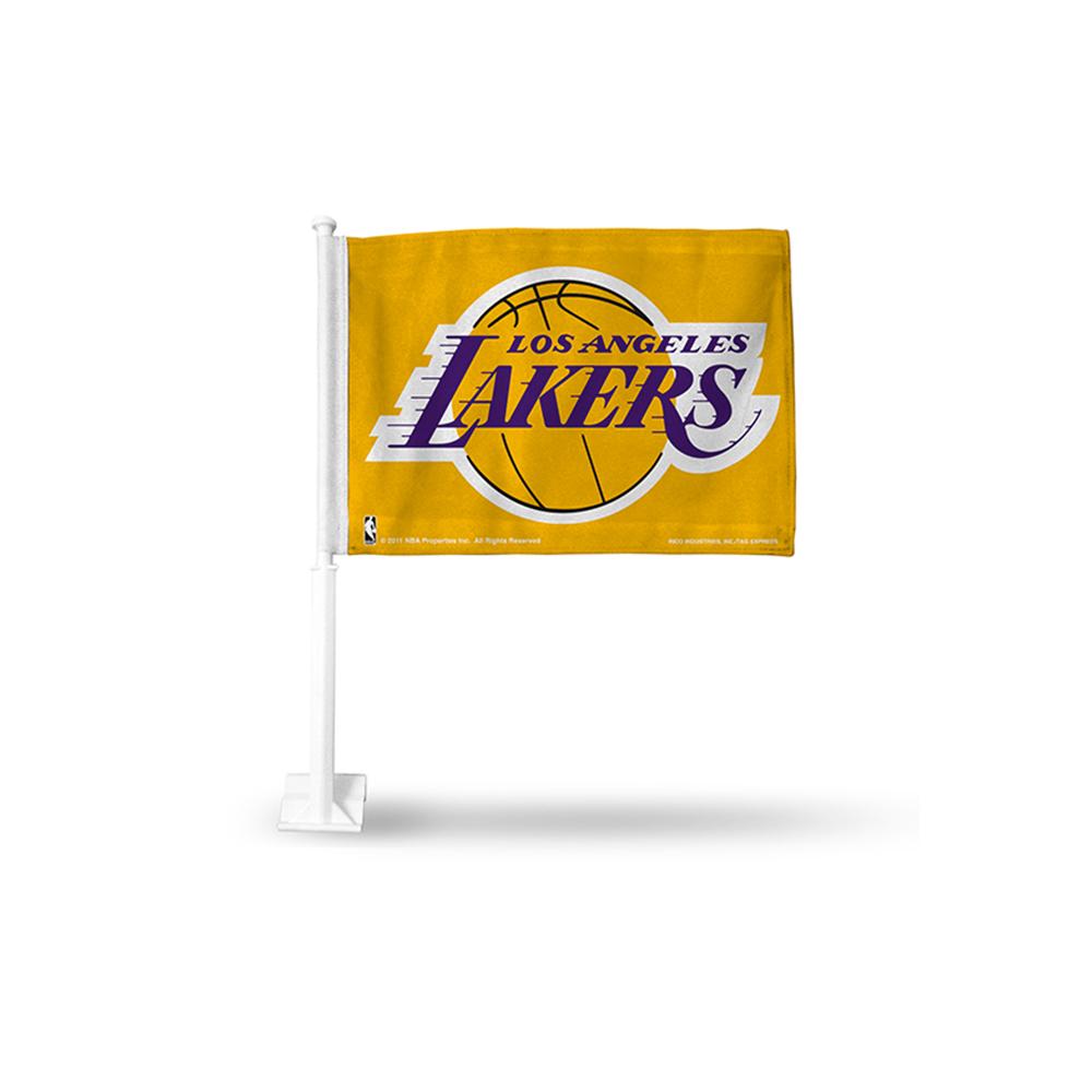 Los Angeles Lakers Nba Team Color Car Flag