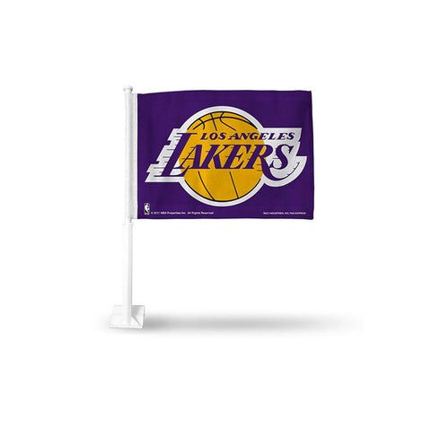 Los Angeles Lakers Nba Team Color Car Flag