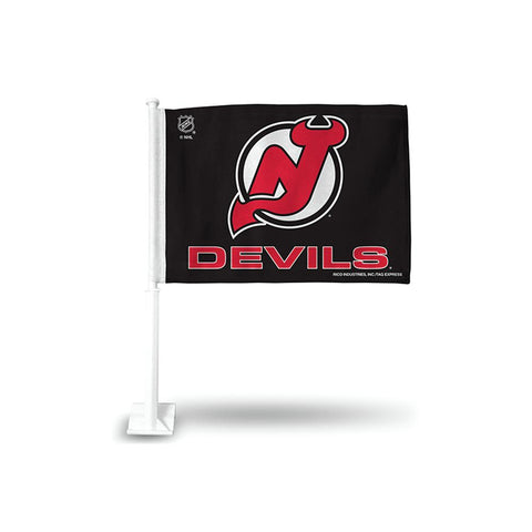 New Jersey Devils Nhl Team Color Car Flag
