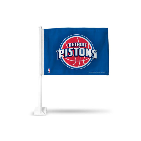 Detroit Pistons Nba Team Color Car Flag
