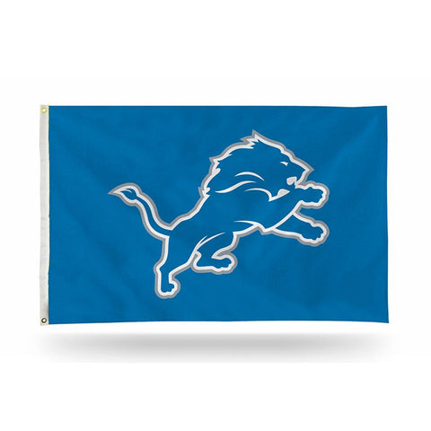 Detroit Lions Nfl 3in X 5in Banner Flag