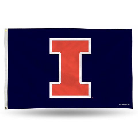 Illinois Fighting Illini Ncaa 3ft X 5ft Banner Flag