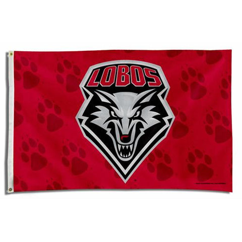 New Mexico Lobos Ncaa 3x5 Flag