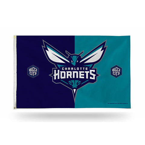 Charlotte Hornets Nba 3in X 5in Banner Flag