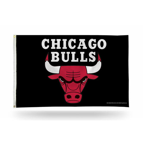 Chicago Bulls Nba 3in X 5in Banner Flag