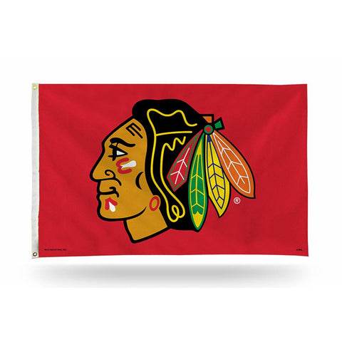 Chicago Blackhawks Nhl 3in X 5in Banner Flag