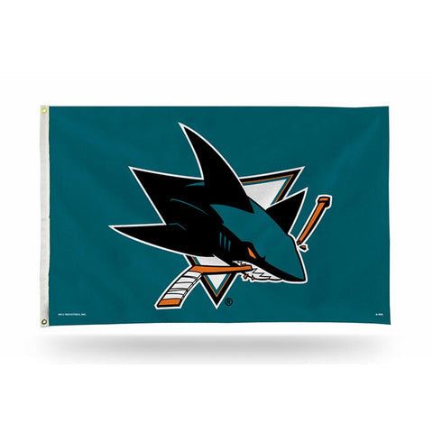 San Jose Sharks Nhl 3in X 5in Banner Flag
