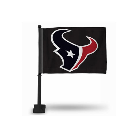 Houston Texans Nfl Car Flag (black Pole)