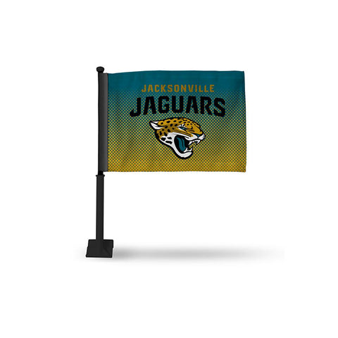 Jacksonville Jaguars Nfl Car Flag (black Pole)