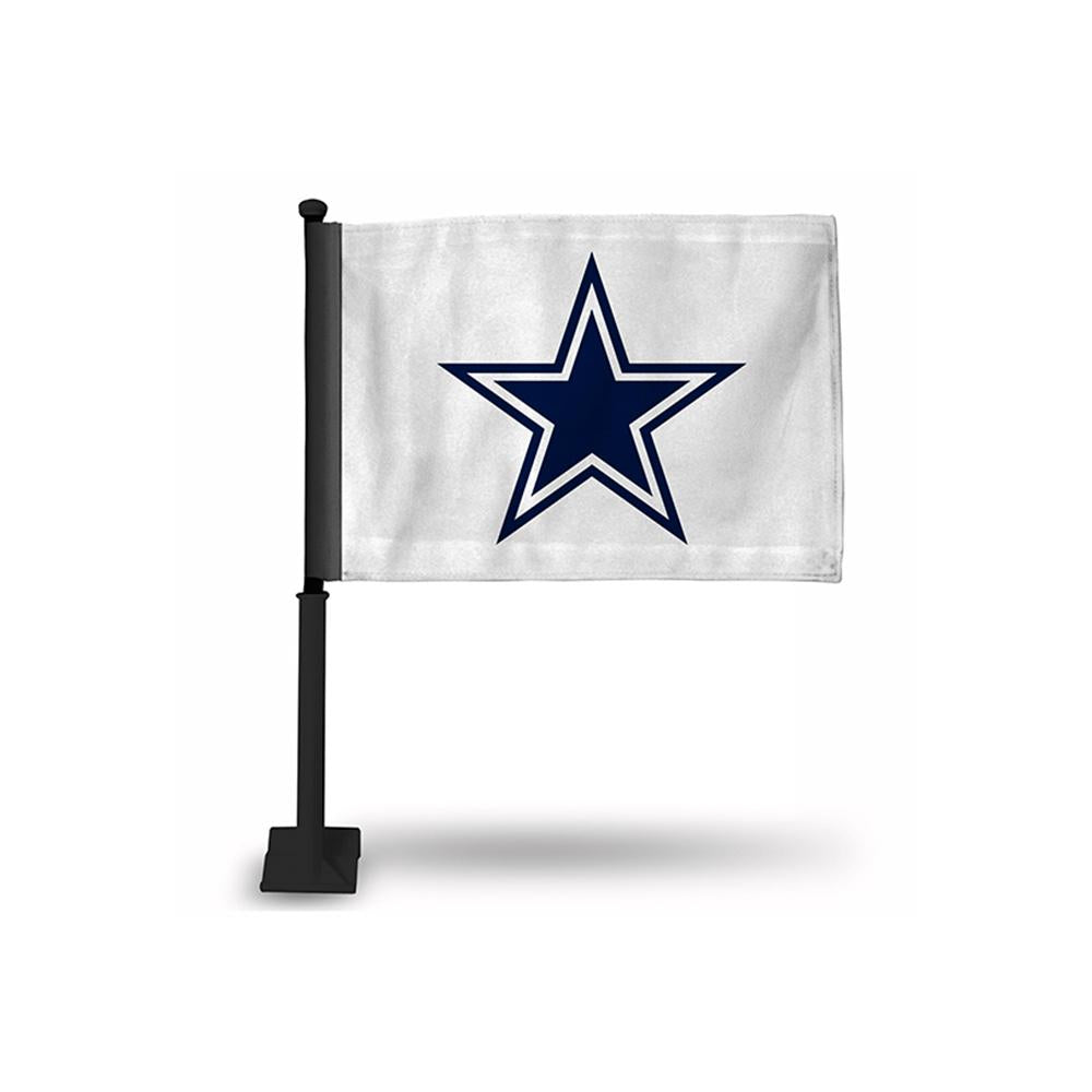Dallas Cowboys Nfl Car Flag (black Pole)