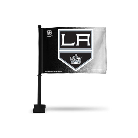 Los Angeles Kings Nhl Car Flag (black Pole)