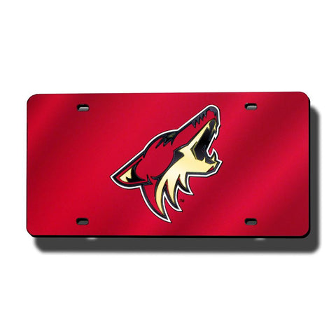 Phoenix Coyotes NHL Laser Cut License Plate Cover