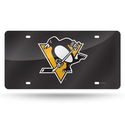 Pittsburgh Penguins NHL Laser Cut License Plate Tag