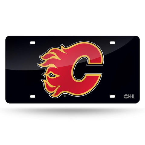 Calgary Flames NHL Laser Cut License Plate Tag