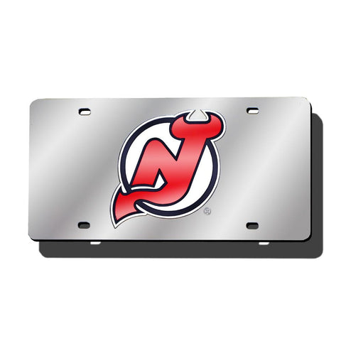New Jersey Devils NHL Laser Cut License Plate Cover
