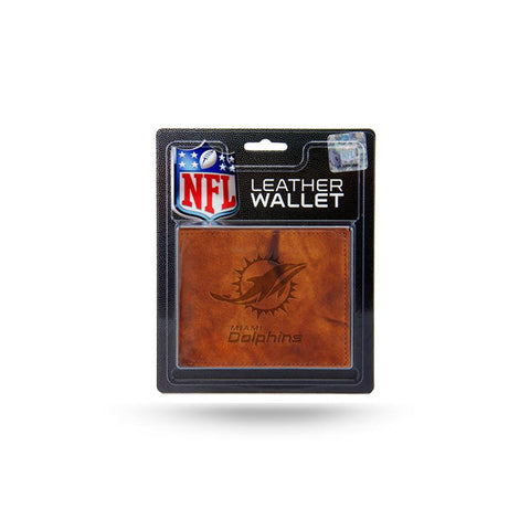 Miami Dolphins Nfl Manmade Leather Billfold