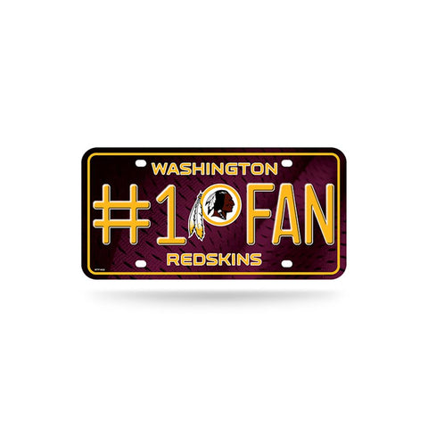 Washington Redskins Nfl Metal Tag License Plate (#1 Fan)