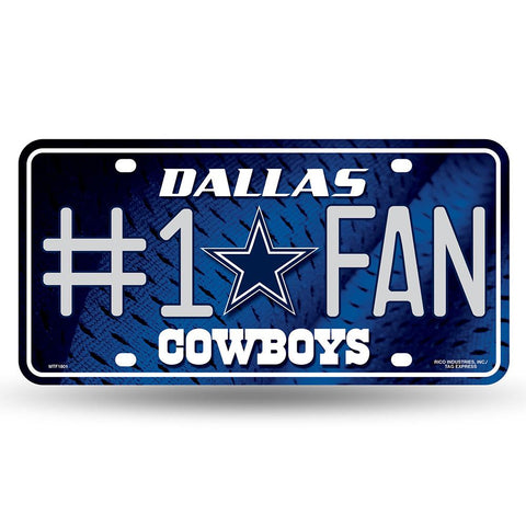 Dallas Cowboys Nfl Metal Tag License Plate (#1 Fan)